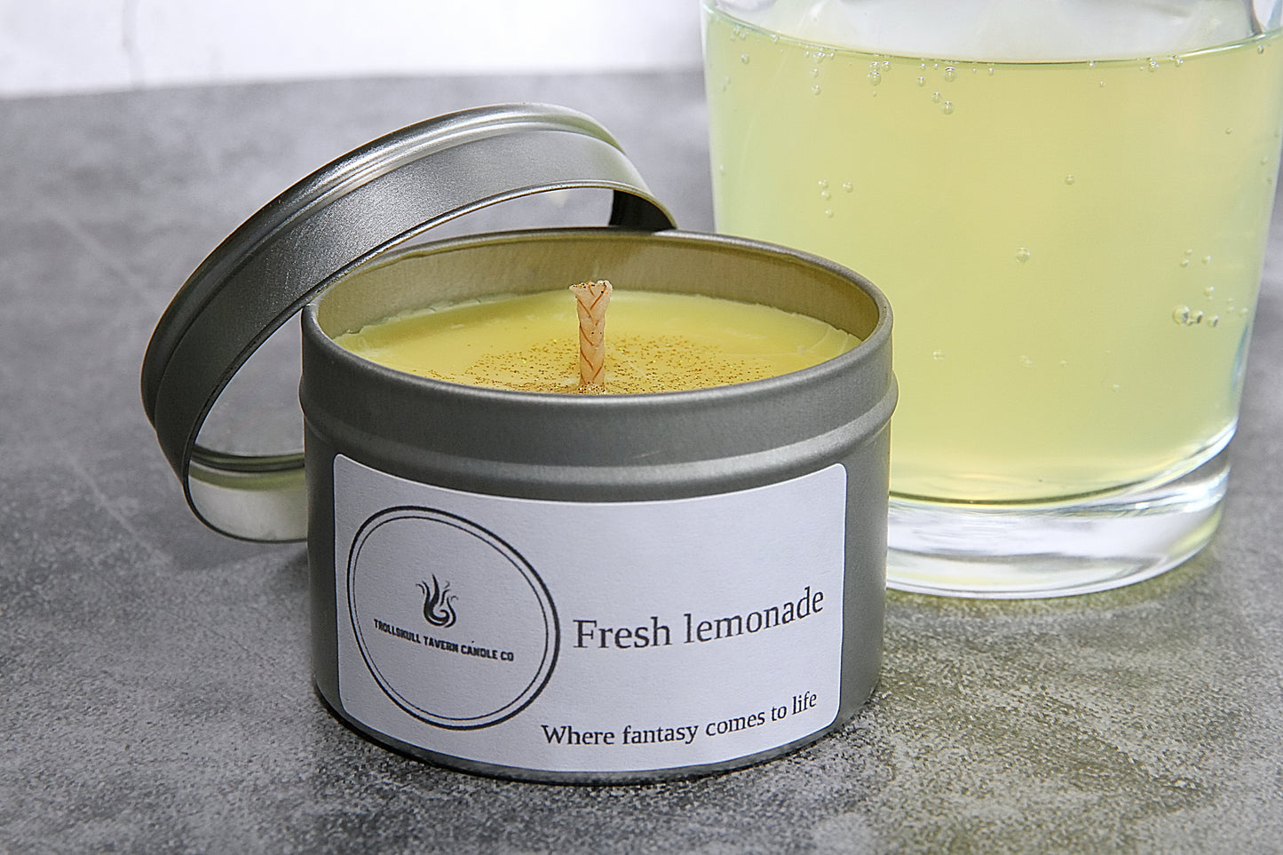 fresh lemonade candle