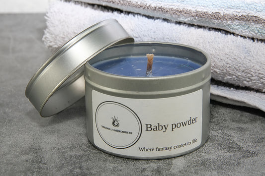 baby powder candle