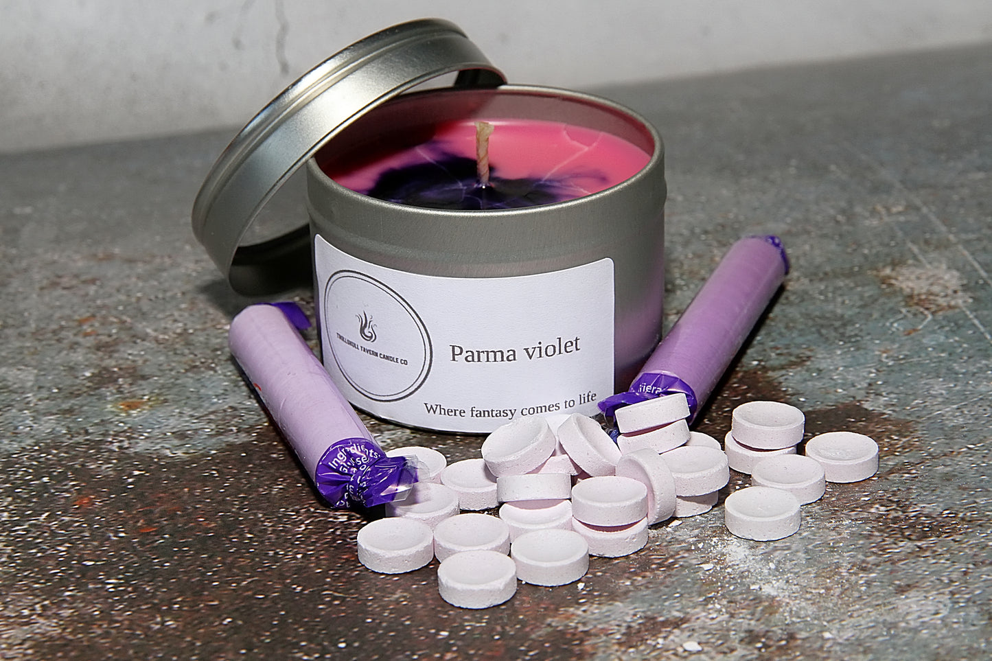 parma violet candle